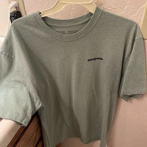 Patagonia t-shirt size LARGE, gently worn, heather green